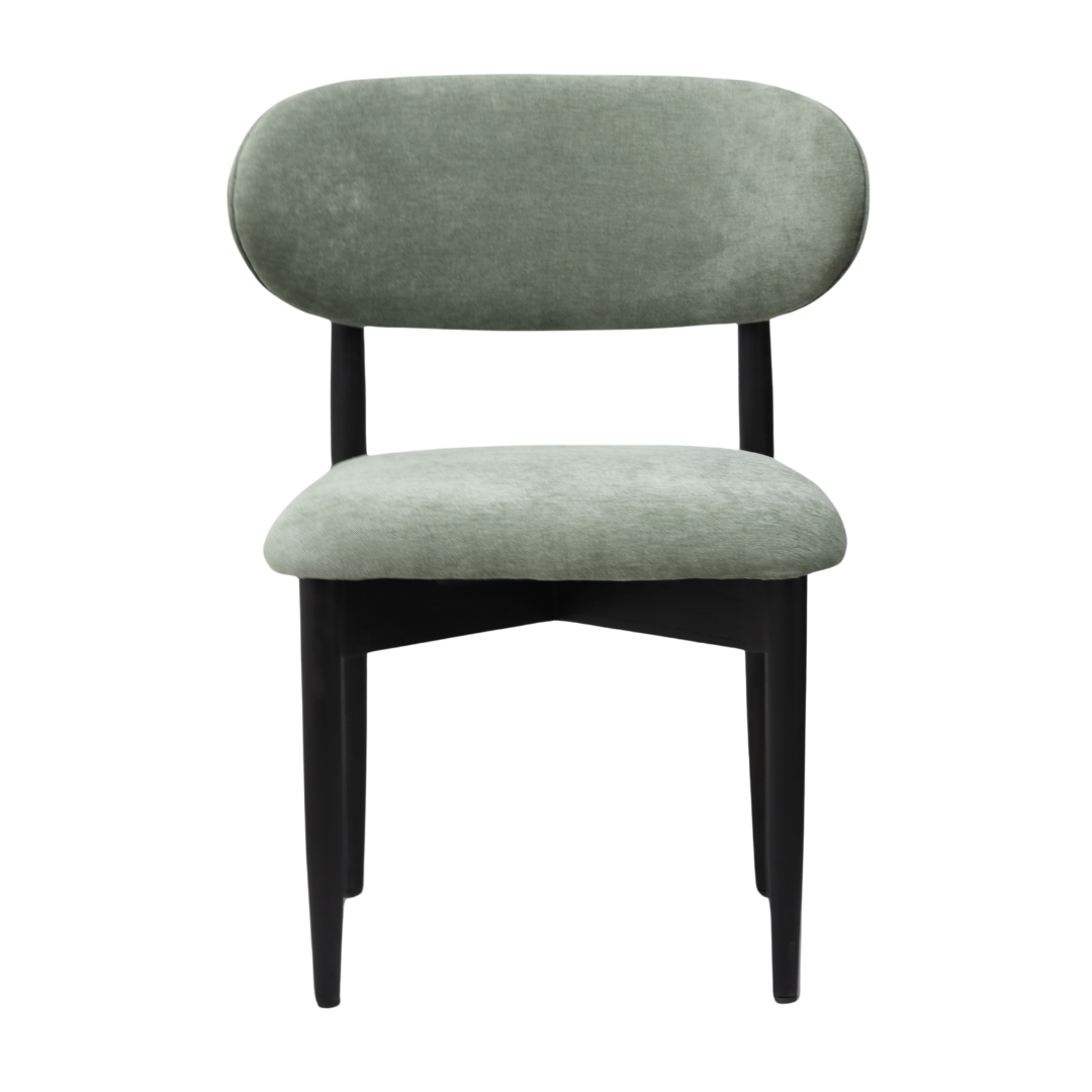 Silla Land | Asiento y Respaldo en Textil con Base de madera Haya Alemana