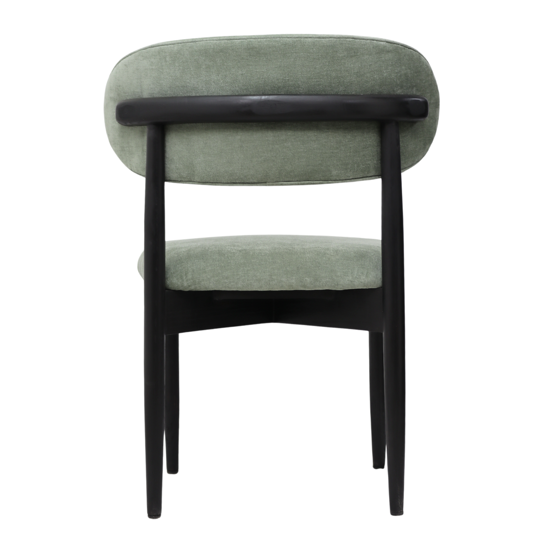 Silla Land | Asiento y Respaldo en Textil con Base de madera Haya Alemana