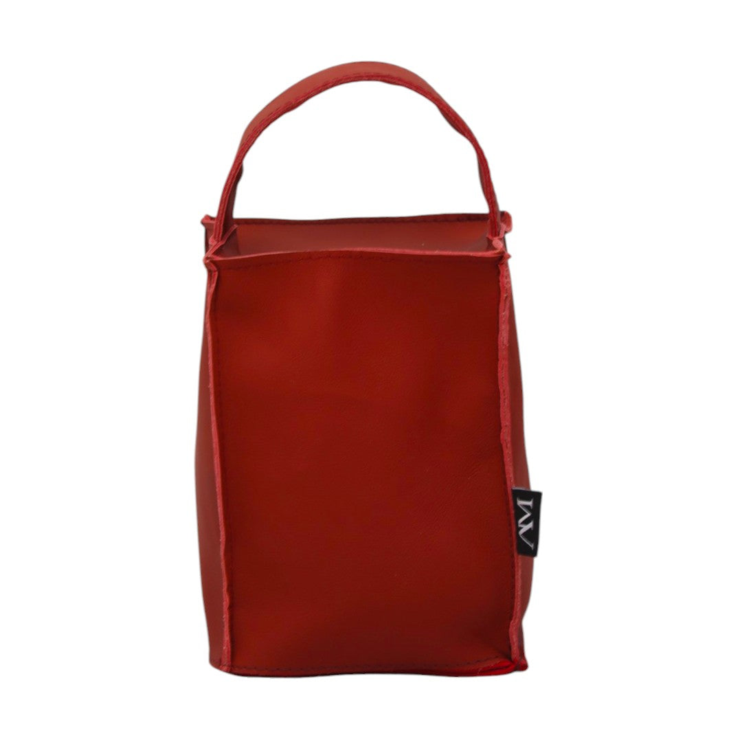 Tope para puerta Rojo - 100% Piel Genuina