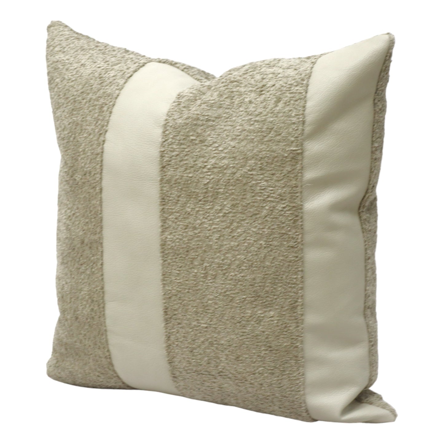 Cojín Celine Late, Textil y Piel