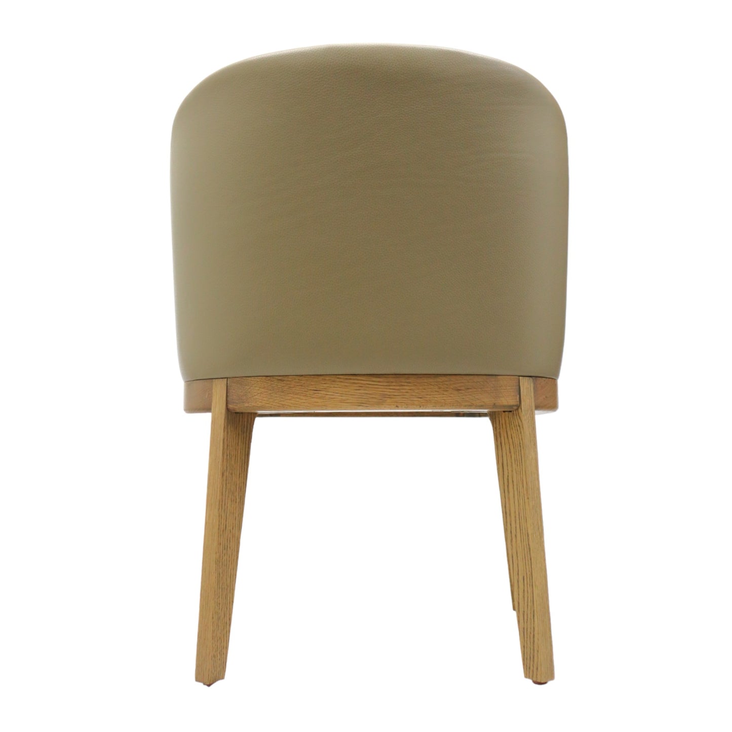 Silla Valencia Respaldo en Piel y Asiento en Textil.