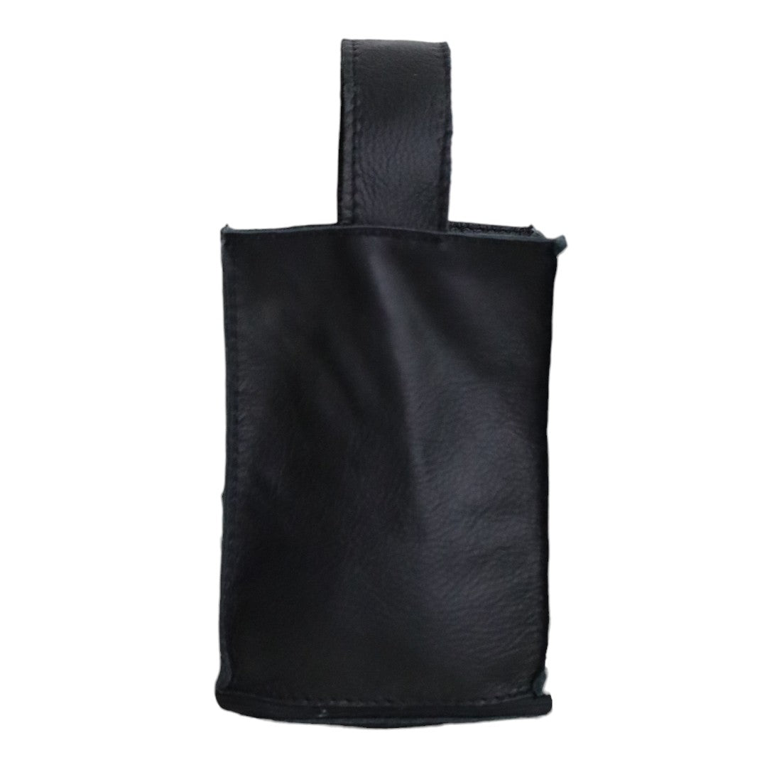 Tope para puerta Negro - 100% Piel Genuina