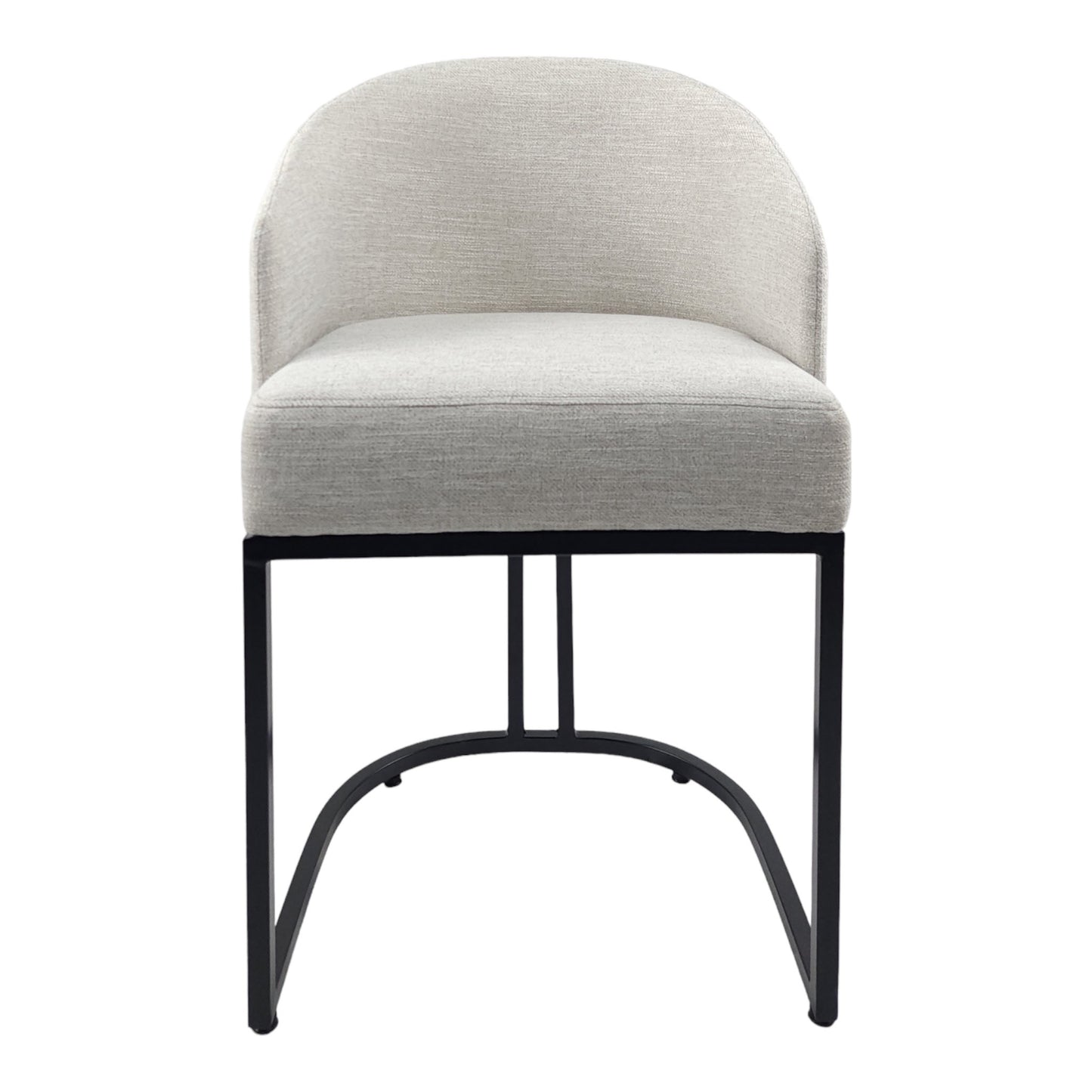 Silla Dolores | Asiento y Respaldo Textil con Base Metálica Negra