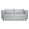 SILLÓN LOVE SEAT - en textil malta zinc
