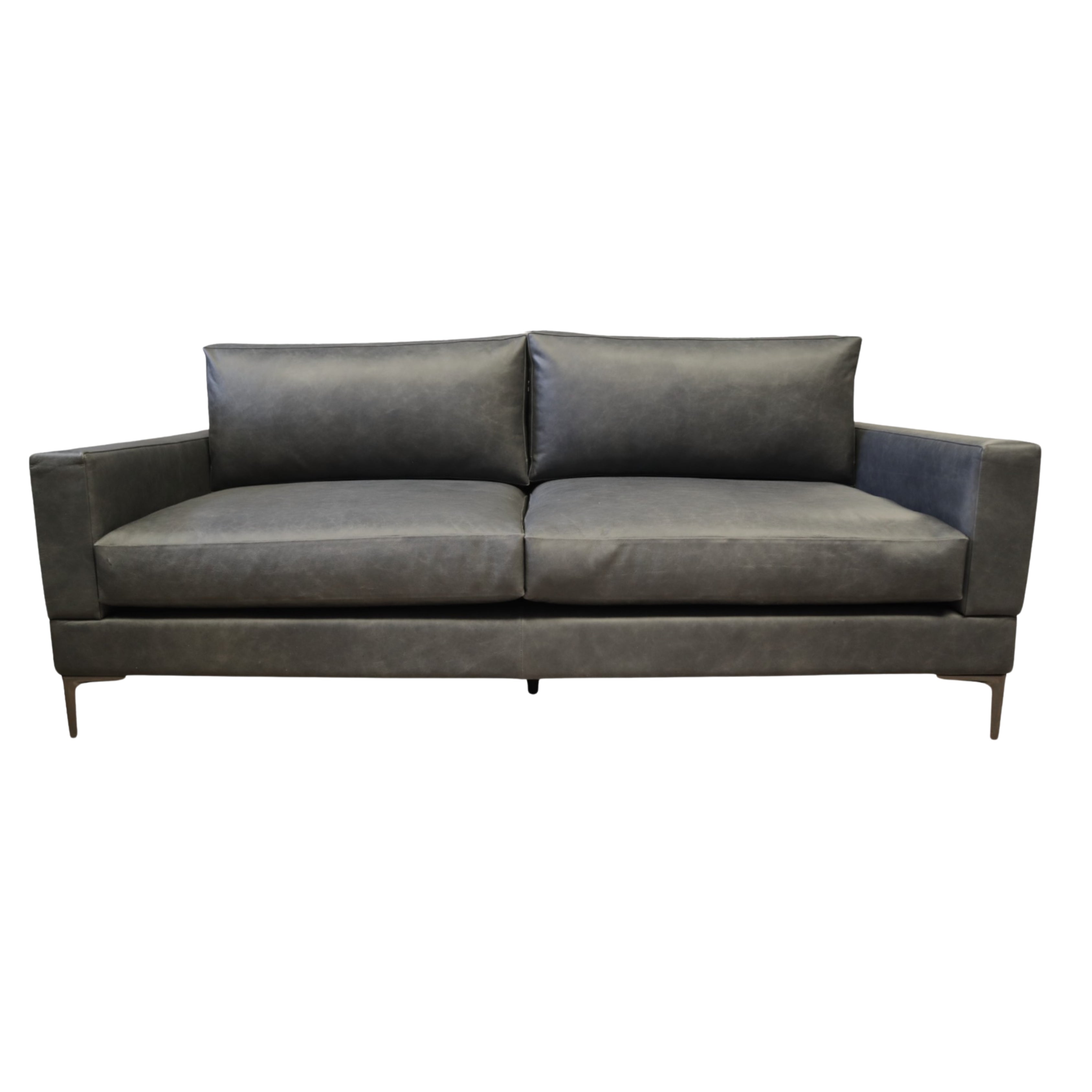 SILLÓN POLANCO DOS PLAZAS - en piel genuina