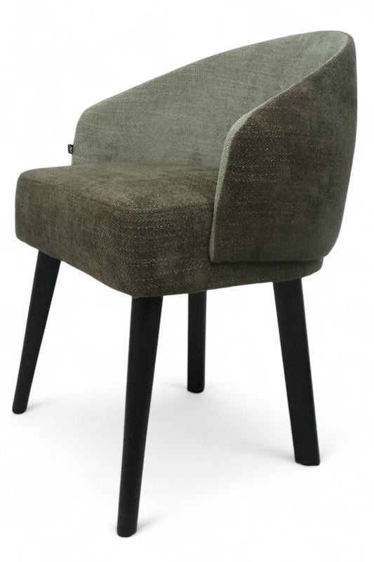Silla Bernal | Combinación Papa Solteroo, con base de madera Haya Alemana color nogal