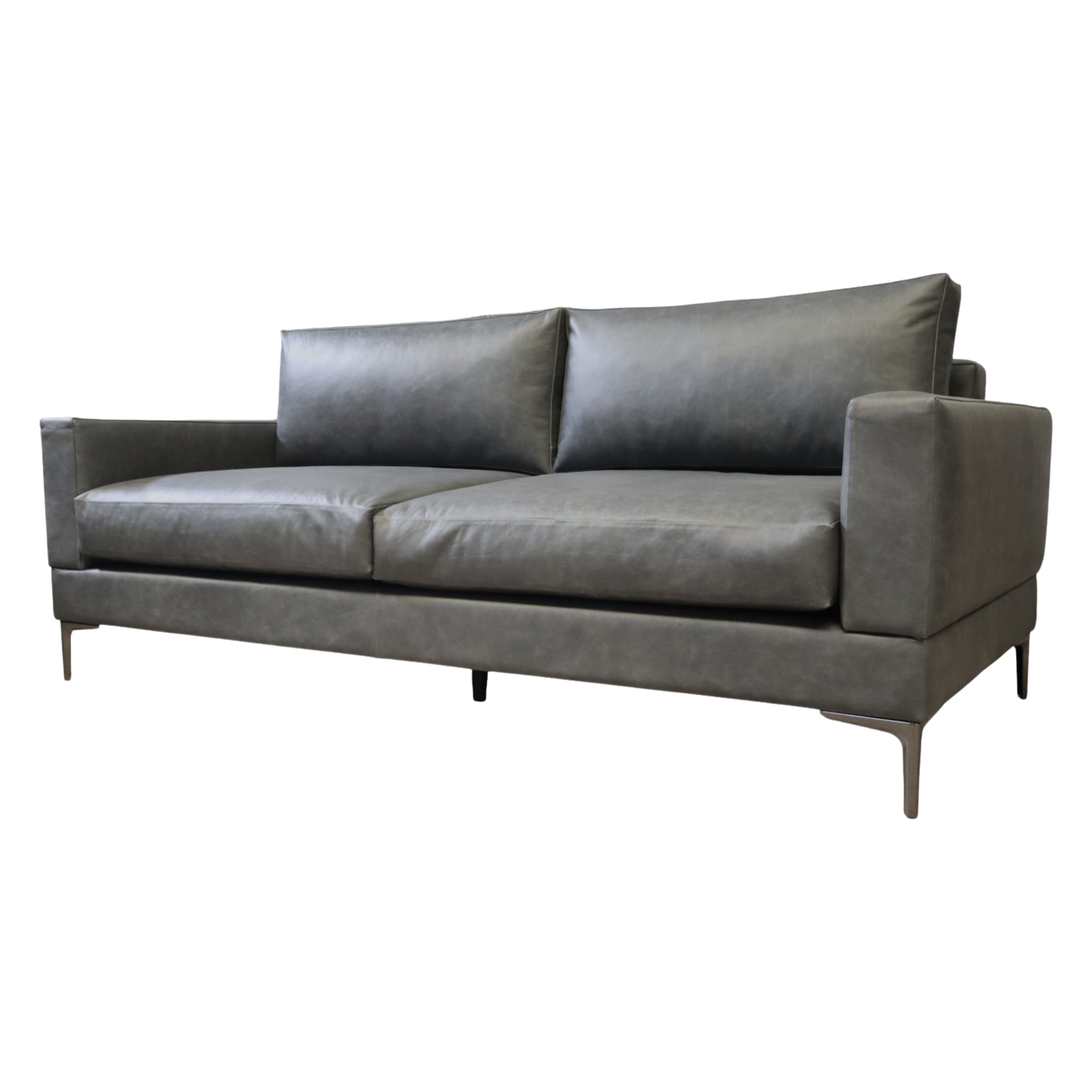SILLÓN POLANCO DOS PLAZAS - en piel genuina
