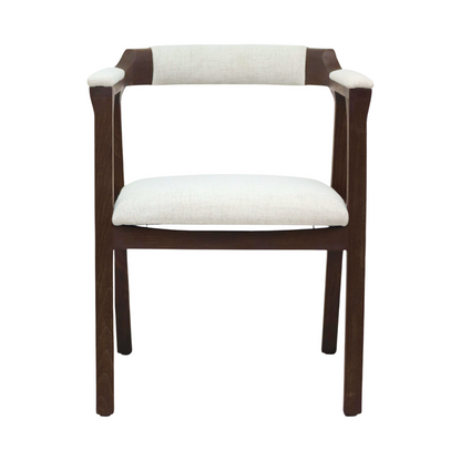 Silla Copal - Respaldo y Asiento Textil, con base de madera de Encino Americano