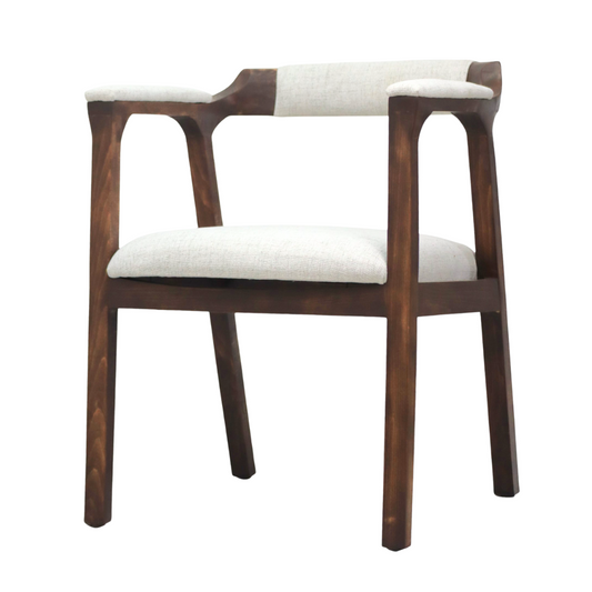 Silla Copal - Respaldo y Asiento Textil, con base de madera de Encino Americano