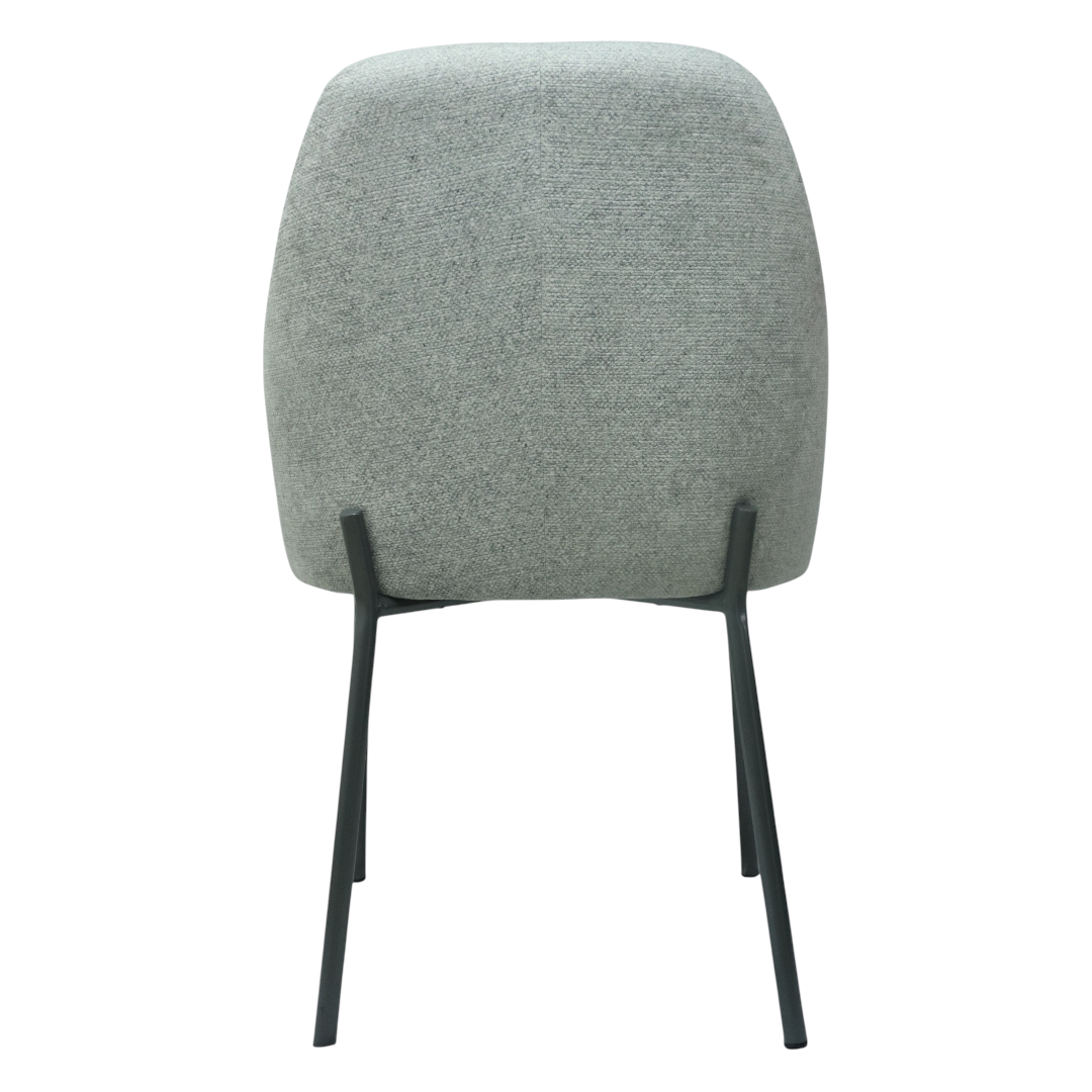 SILLA NOVA - respaldo y asiento en textil de alta calidad, base de metal