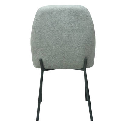 SILLA NOVA - respaldo y asiento en textil de alta calidad, base de metal