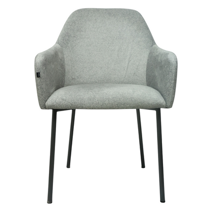 SILLA NOVA - respaldo y asiento en textil de alta calidad, base de metal