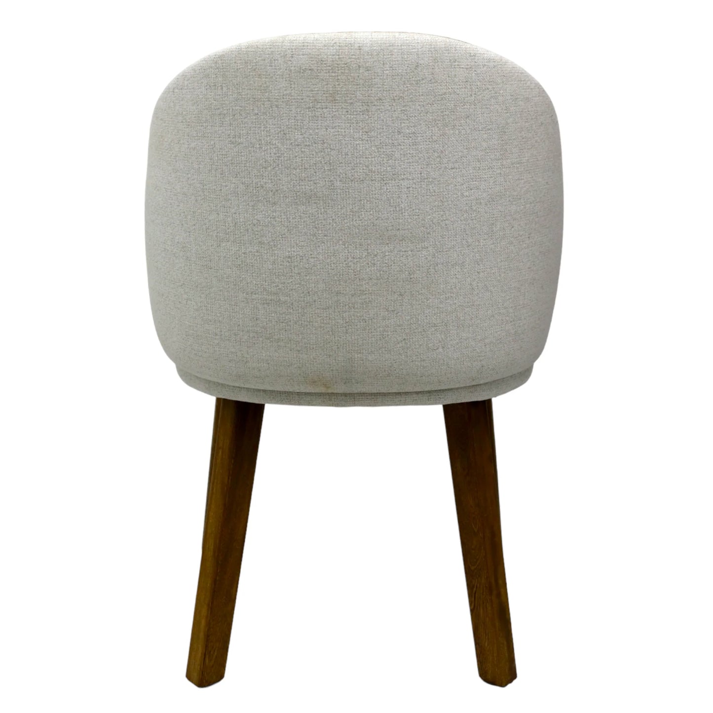 SILLA BERNAL - respaldo interior en piel genuina, asiento y respaldo exterior en textil, base de madera de encino