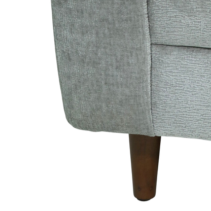 SILLÓN LOVE SEAT - en textil malta zinc