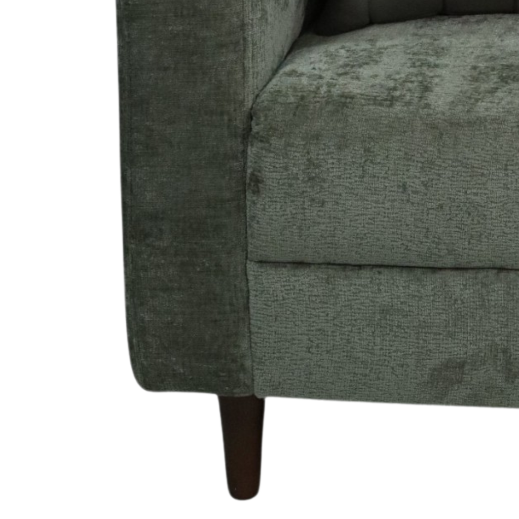 SILLÓN LOVE SEAT - en textil malta olive