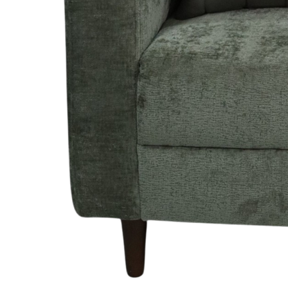 SILLÓN LOVE SEAT - en textil malta olive
