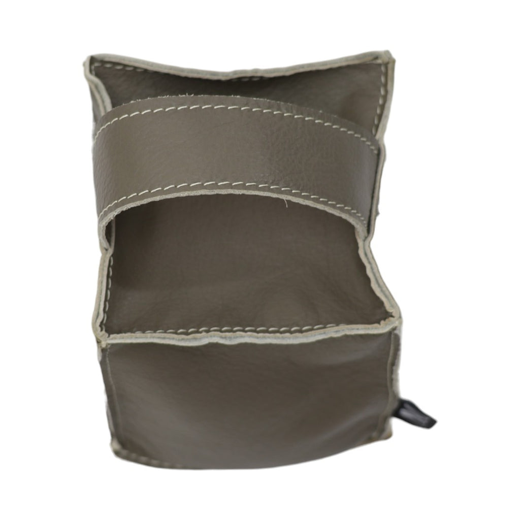 Tope para puerta Gris Verdoso - 100% Piel Genuina