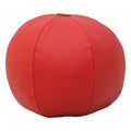 Cojín Esférico Rojo 100% Piel genuina
