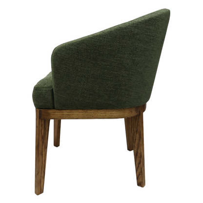 Silla Valencia asiento y respaldo Textil Verde