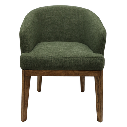Silla Valencia asiento y respaldo Textil Verde
