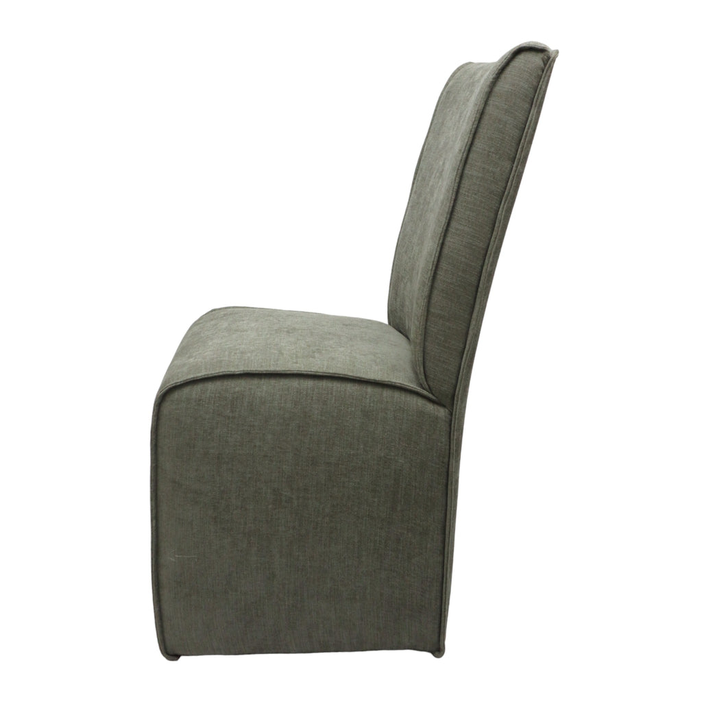 SILLA CREEL - en textil color verde