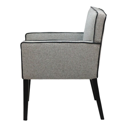 Silla Loreto I Asiento, Respaldo Exterior y Respaldo Interior Textil, con base de madera Haya Alemana