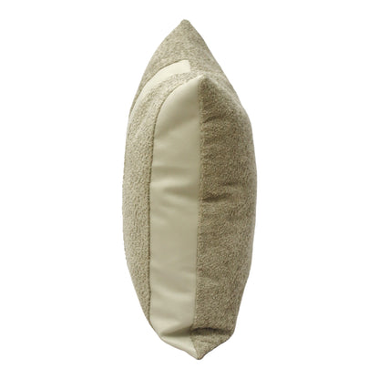 Cojín Celine Late, Textil y Piel