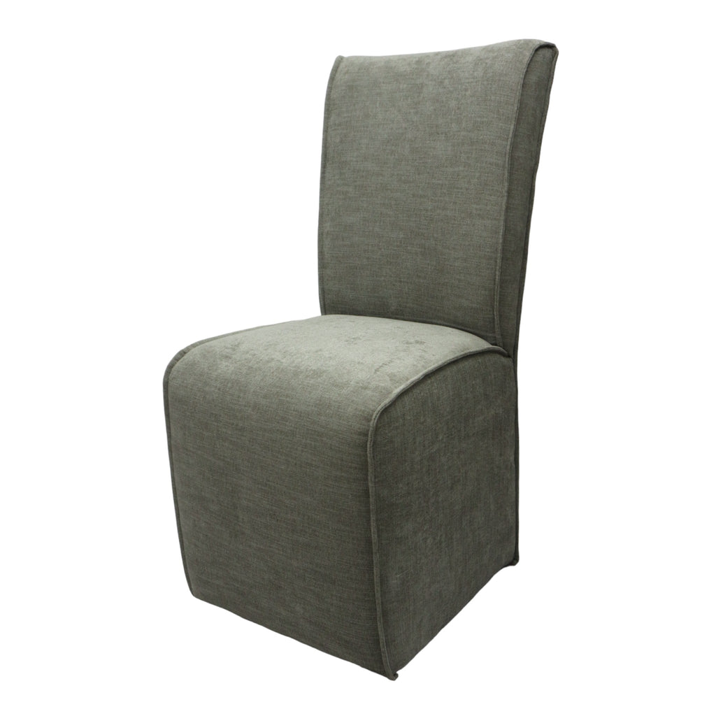 SILLA CREEL - en textil color verde