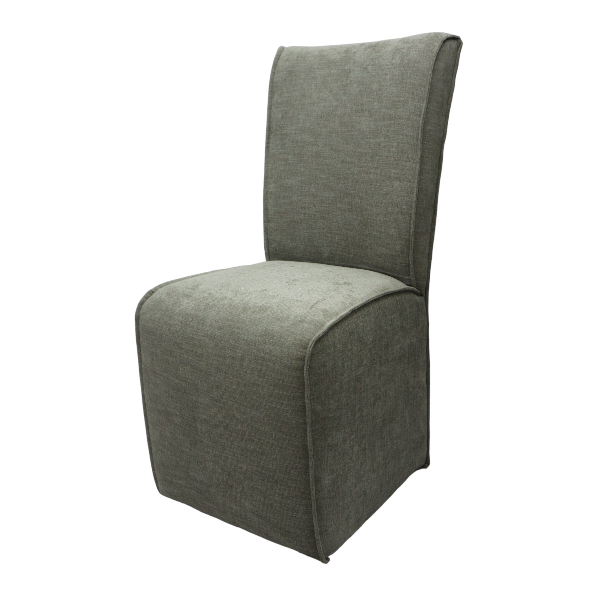 SILLA CREEL - en textil color verde