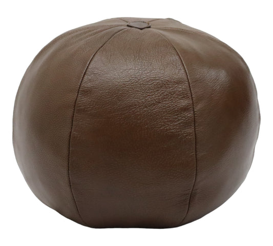 Cojín Esférico Cognac 100% Piel genuina