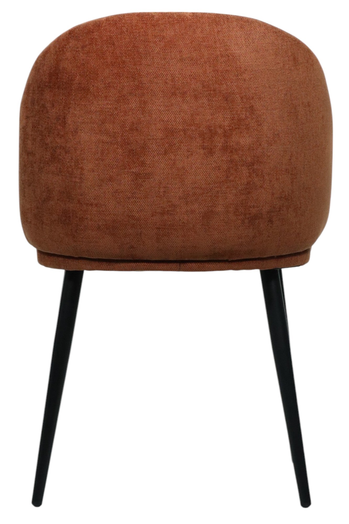 SILLA BERNAL - respaldo y asiento en textil chedrón, patas de metal