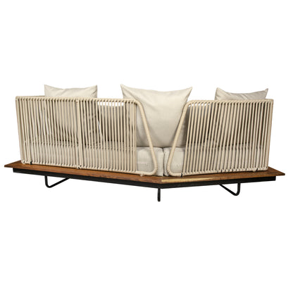 Córdova - Sofá Beige tejido para exterior